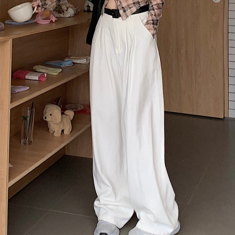 ホワイトワイドデニムパンツ♡ゆったりシルエット S1262