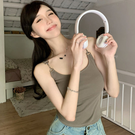 肩出しリブキャミソール♡デイリーに可愛い S1346