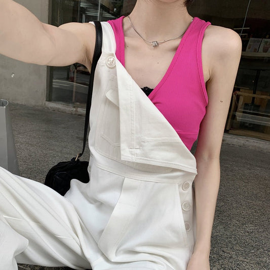 ワイドベイカーサロペット♪ルーズでこなれ感たっぷり S1355