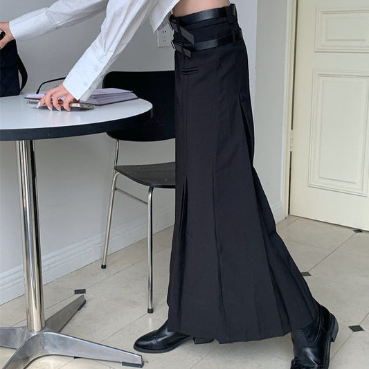 ダブルベルトフレアスカート♡トレンドの大人可愛い S1957