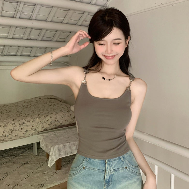 肩出しリブキャミソール♡デイリーに可愛い S1346