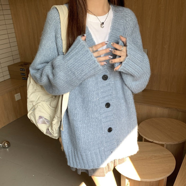 もちもちVネックカーディガン♡ふんわり着こなし S1261