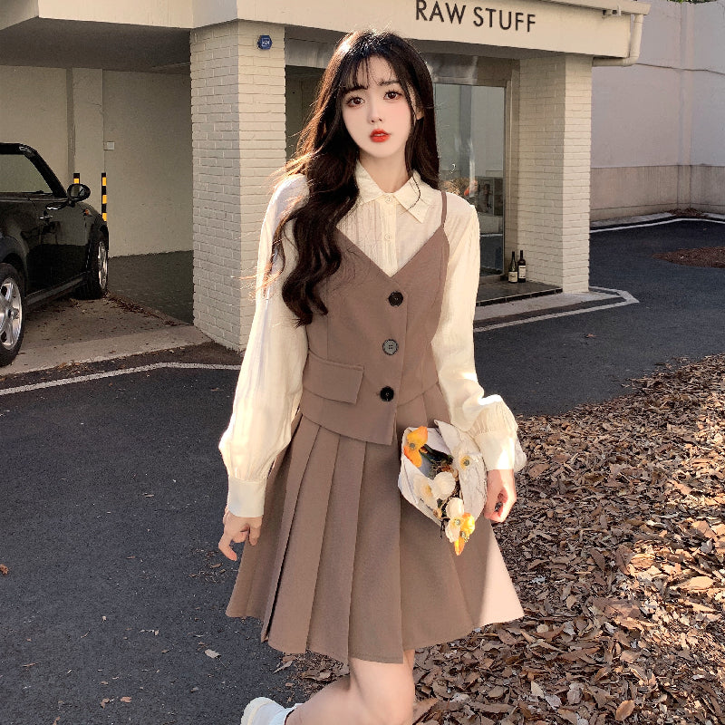大人可愛いアシメキャミワンピース S1942