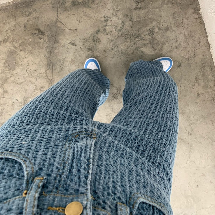 ルーズハイウエストパンツ ゆったりデザイン S2766