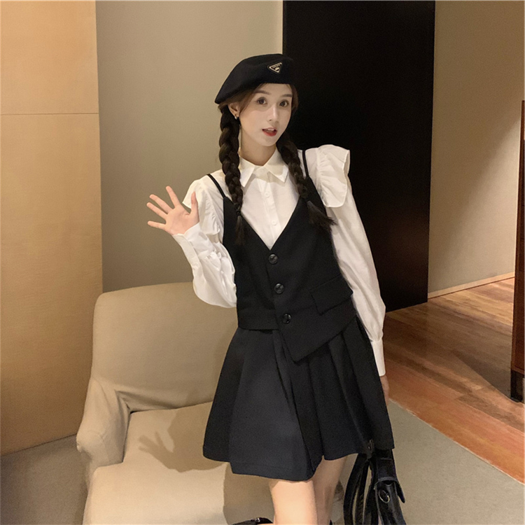 アシメキャミワンピセット【単品】かわいい日系スタイル S1943