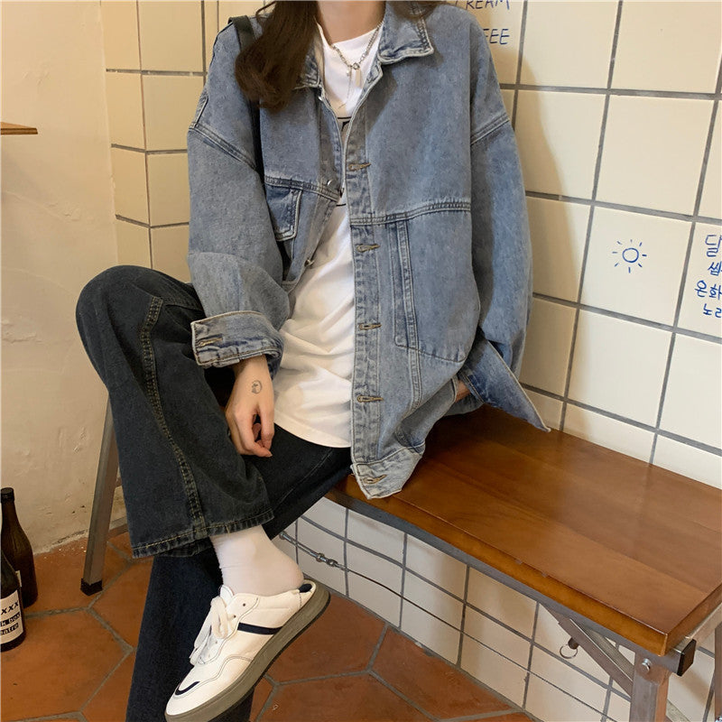 ゆるふわデニムジャケット♡オーバーサイズで着こなし自由 S1941