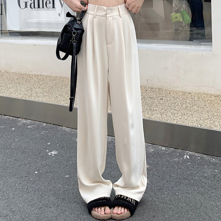 美脚タックストレートパンツ♡ルーズで着心地抜群 S1368