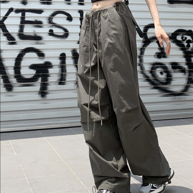 ドロストワイドパンツ♡ゆったり可愛い S1322