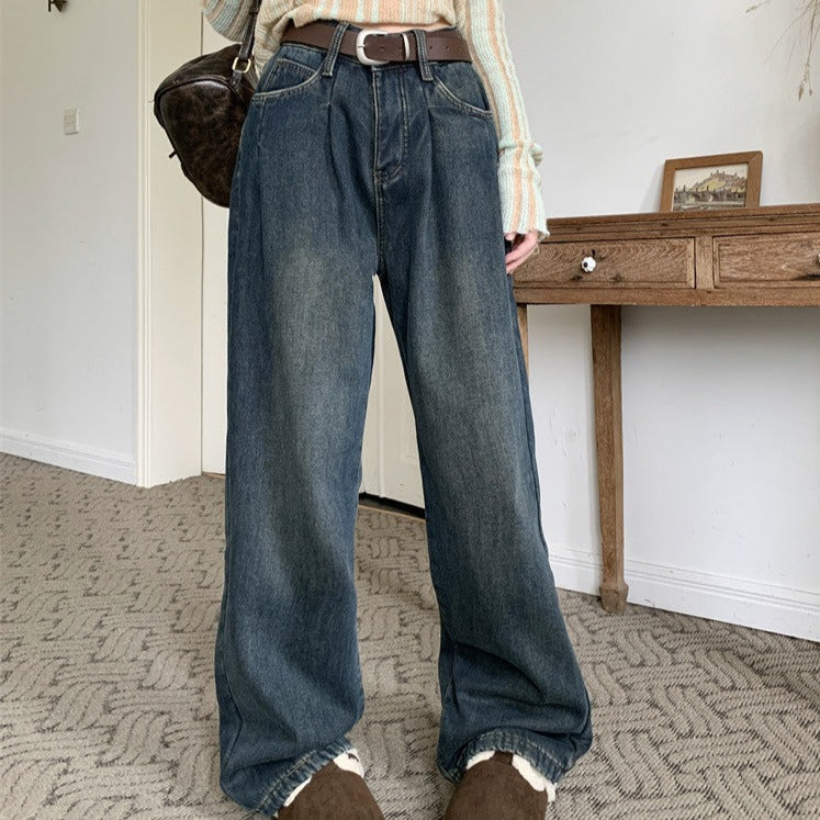 デニムホットパンツ ボア裏起毛で暖か♡ S1211