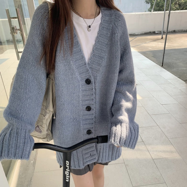 もちもちVネックカーディガン♡ふんわり着こなし S1261