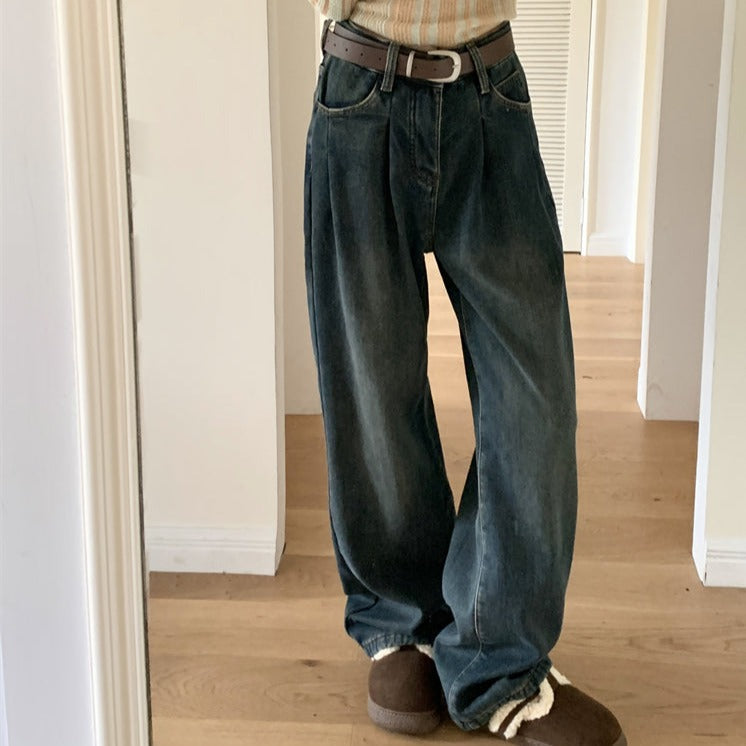 デニムホットパンツ ボア裏起毛で暖か♡ S1211