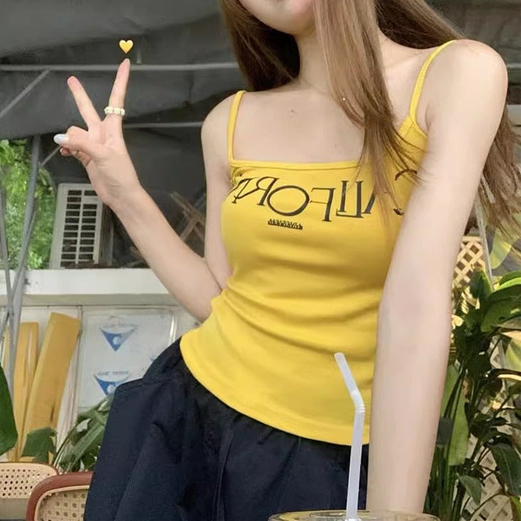 レターキャミソール♡オシャレガールの夏定番アイテム S1333
