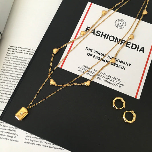 ハートネックレスセット【単品】可愛いデザイン S1396