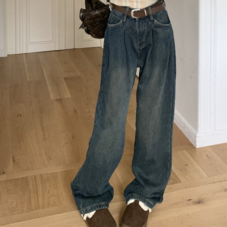デニムホットパンツ ボア裏起毛で暖か♡ S1211