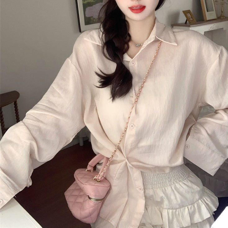 6色展開♡シアーオーバーシャツ 春のマストアイテム S1367