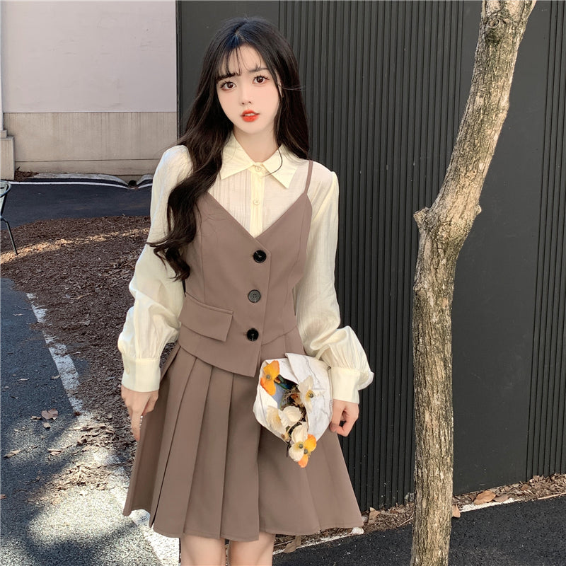 大人可愛いアシメキャミワンピース S1942