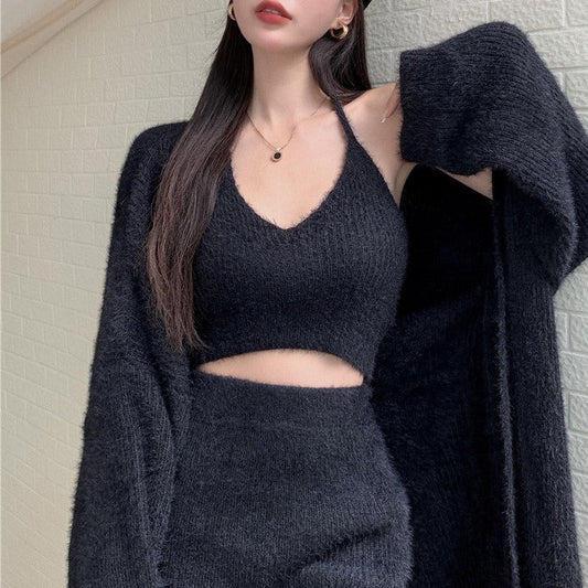 モヘア風3点セット♡トレンドコーデに S1275