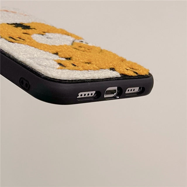ふわもこトラさん iPhoneケース ボア素材で可愛い S2518