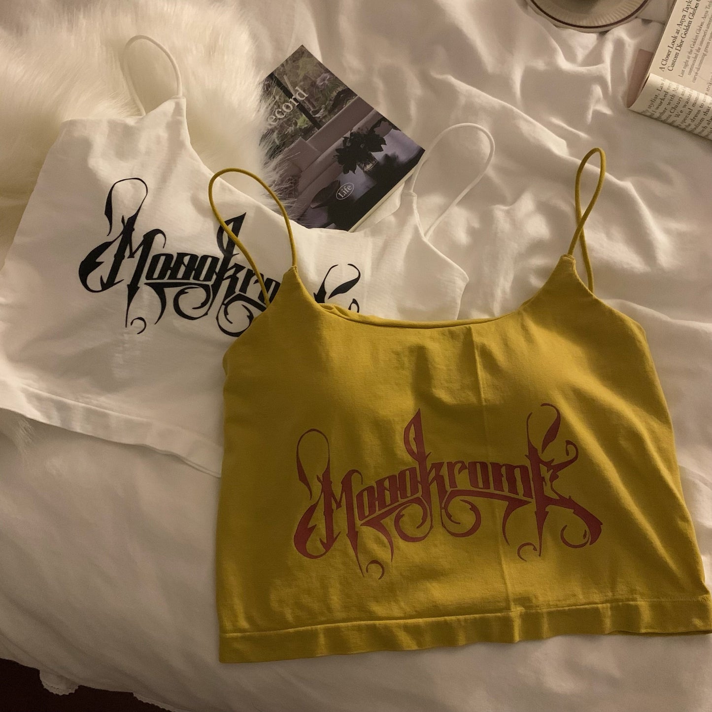 カップ付きロゴキャミ♡着回し抜群のニットインナー S1565
