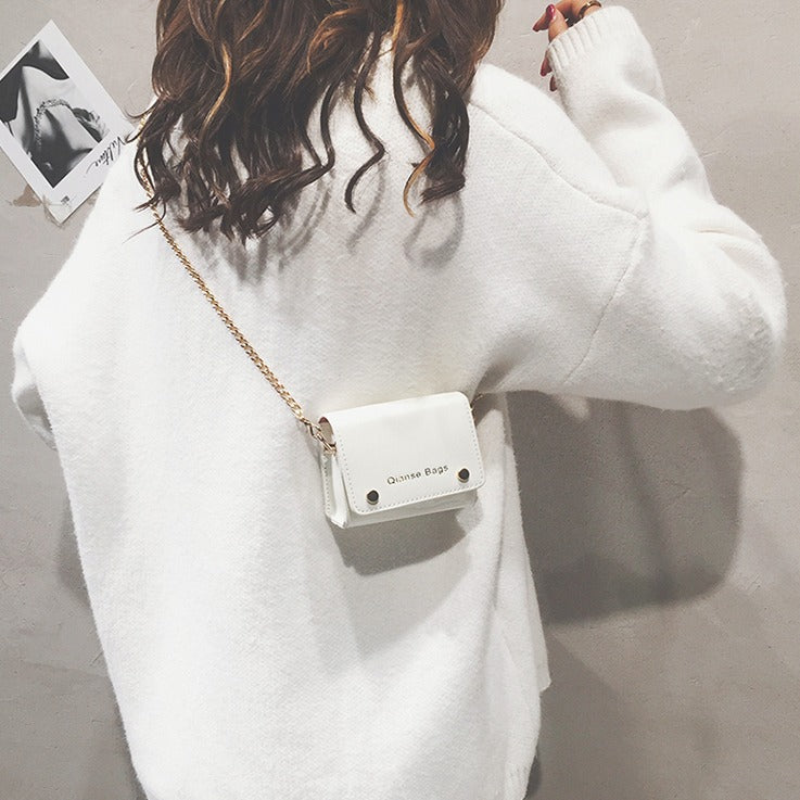 エナメルミニチェーンバッグ♡上品で使いやすい S2528