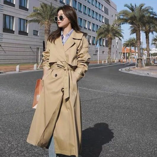 バックボタンオーバートレンチコート S1715