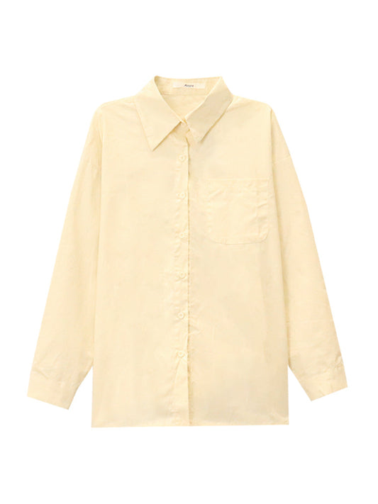 大人可愛いオーバーサイズシャツ♡シンプルで着回し抜群 S1911