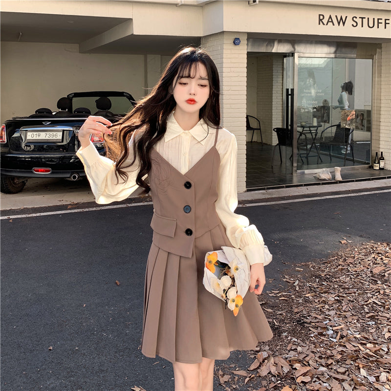 大人可愛いアシメキャミワンピース S1942