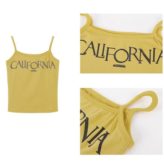 レターキャミソール♡オシャレガールの夏定番アイテム S1333