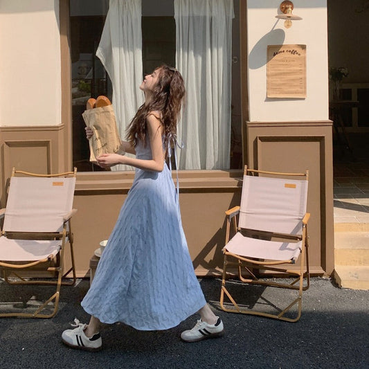 立体刺繍キャミワンピース 春らしいフレアシルエット S1664