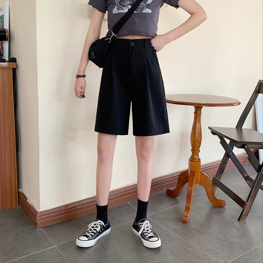 ハイウエストハーフパンツ キュートなデザイン S1711