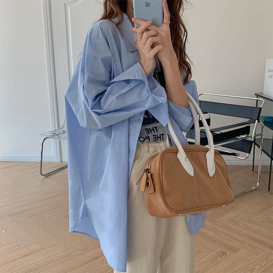 カラーオーバーシャツ オーバーサイズで着回し抜群♡ S1903