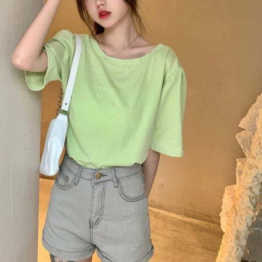 バックリボンが可愛いトップス S1553