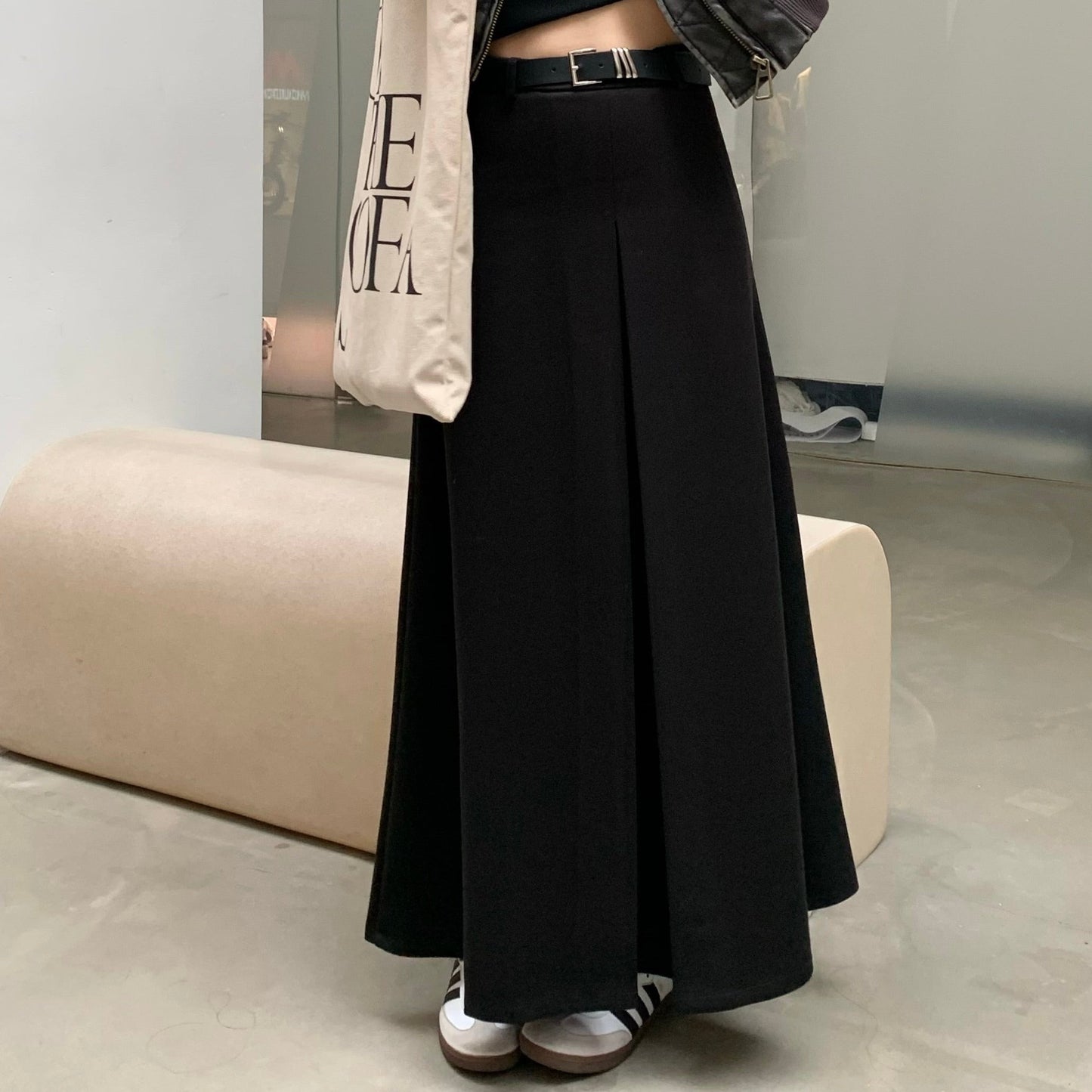 ウール風ボリュームスカート♡大人可愛いシルエット S1105
