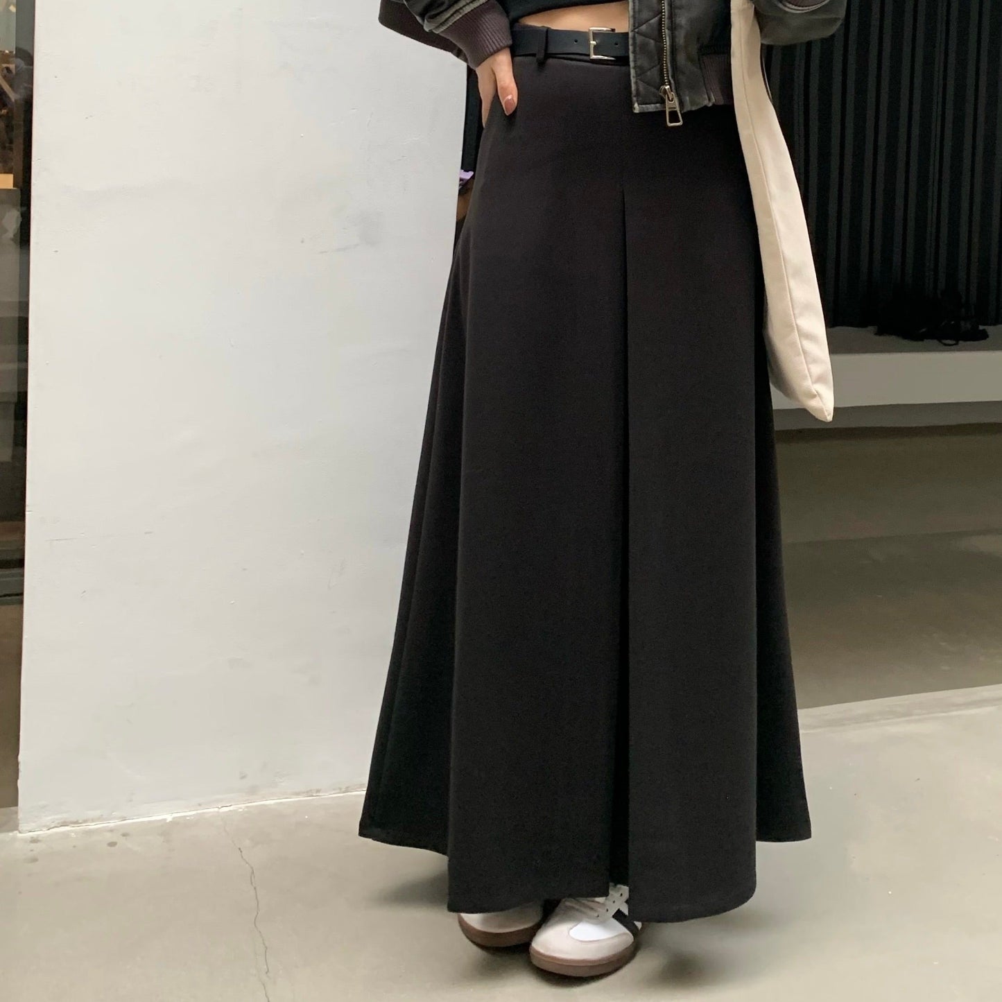 ウール風ボリュームスカート♡大人可愛いシルエット S1105