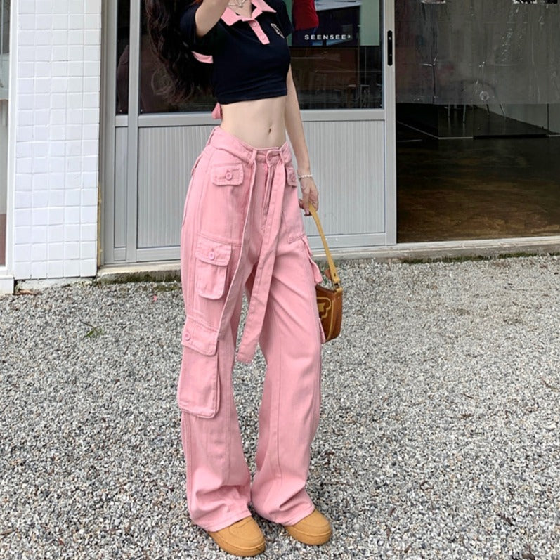 カラーカゴパンツ♡ゆるふわデザインで大人可愛い S1334