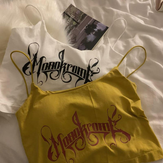 カップ付きロゴキャミ♡着回し抜群のニットインナー S1565