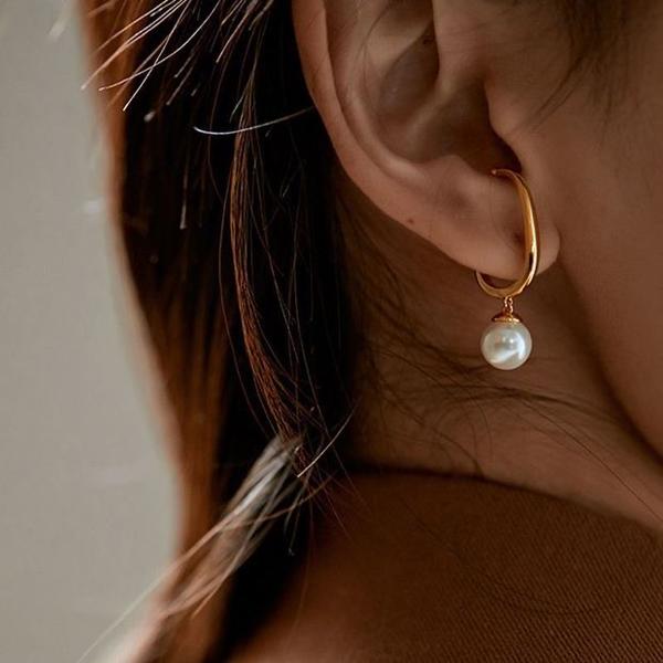大人可愛いパールループイヤーカフセット♡ S2543