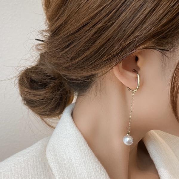 大人可愛いパールループイヤーカフセット♡ S2543