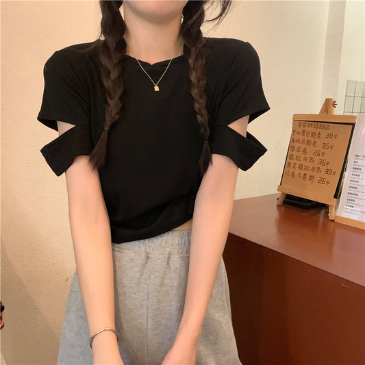 カットスリーブTシャツ♡涼しげでこなれ感抜群 S1869