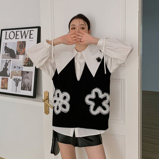 モノトーン ブラウスセット【単品販売】大人可愛いコーデに♡ S1695