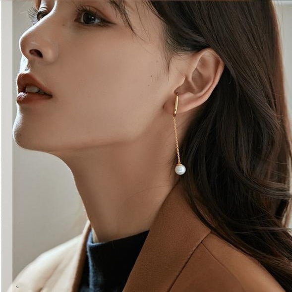 大人可愛いパールループイヤーカフセット♡ S2543