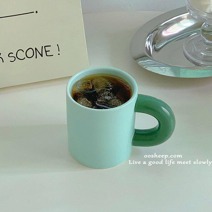 ぽってりマグカップ♡韓国風ハンドメイドでおうちカフェを可愛く S2069