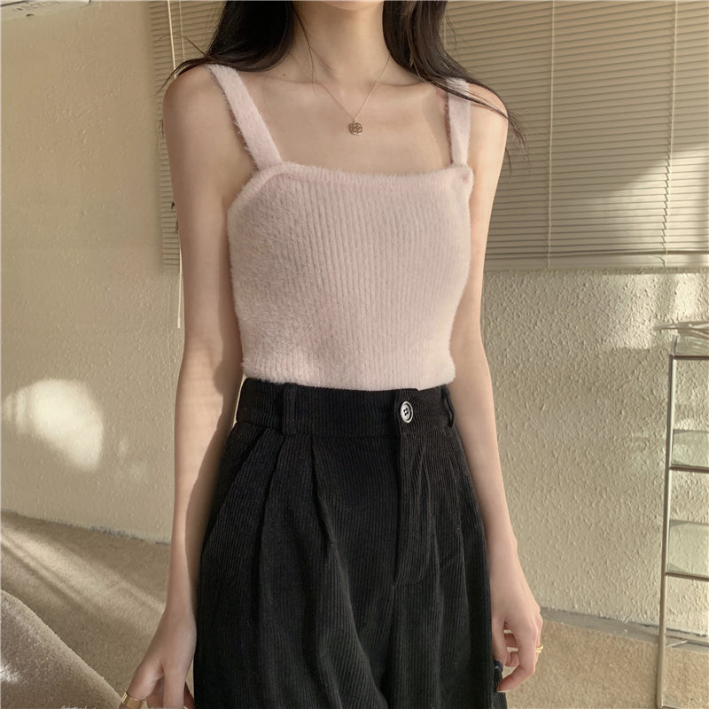 ふわモヘアキャミソール♡大人可愛いニット S1441