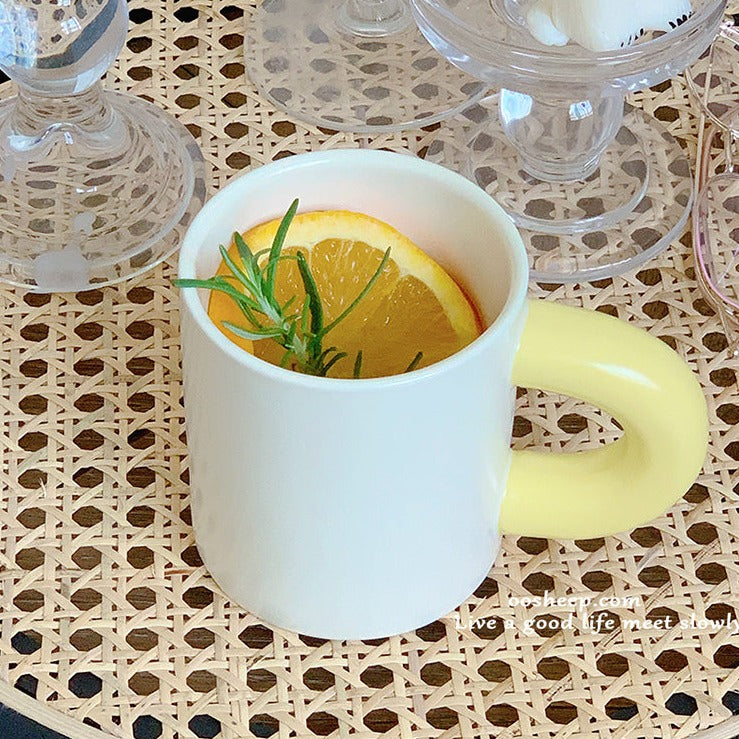 ぽってりマグカップ♡韓国風ハンドメイドでおうちカフェを可愛く S2069