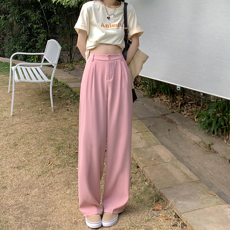 大人可愛いリラックスワイドパンツ S1430