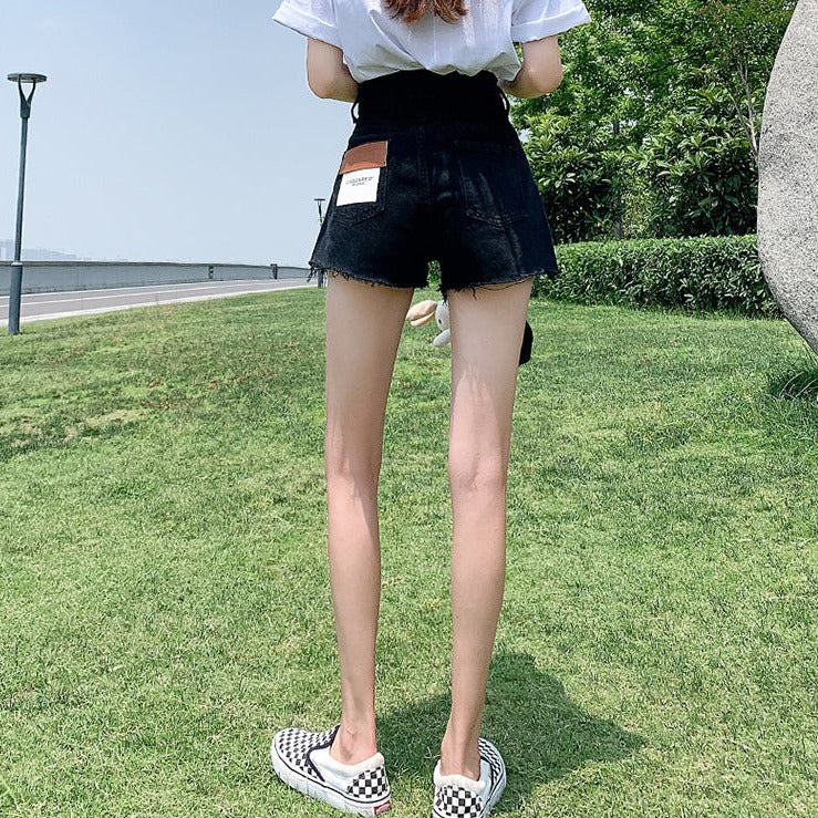 ハイウエストデニムパンツ♡大人可愛いデイリーに S1813