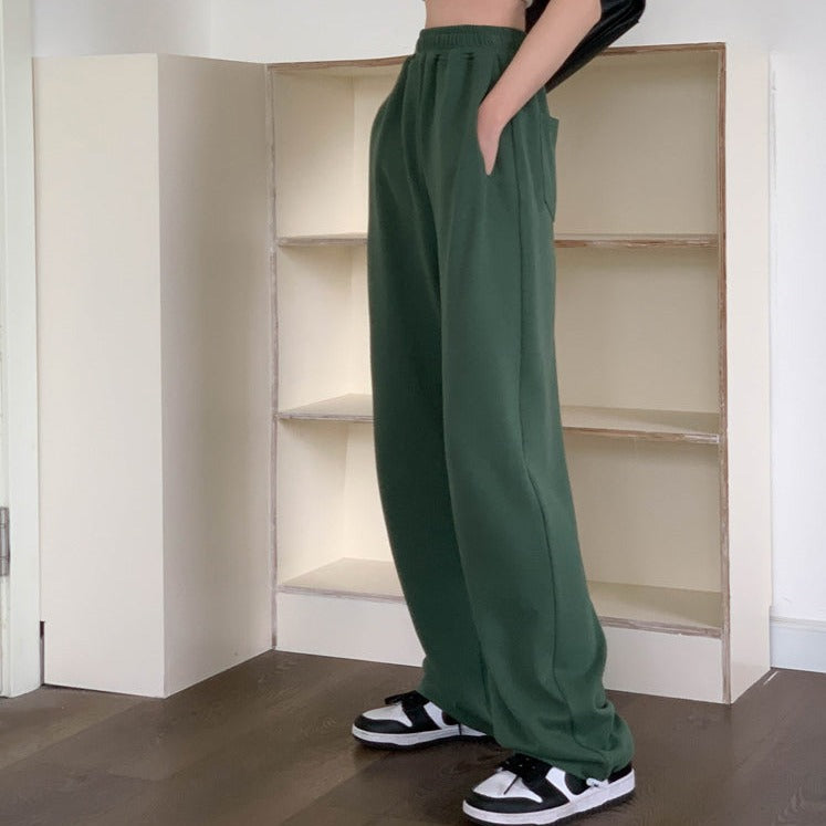 スポーティモップパンツ♡脚長効果でリラックスシルエット S2290