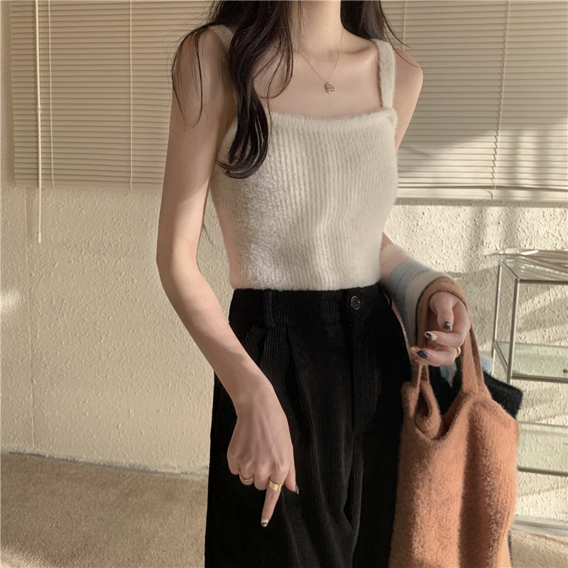 ふわモヘアキャミソール♡大人可愛いニット S1441