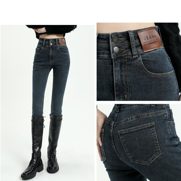 ハイウエストスキニーデニムパンツ♡スタイルアップ S2019