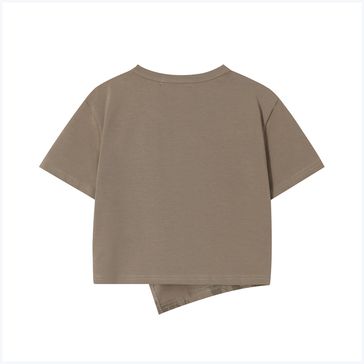イレヘムデシャツ♡アシメデザイン半袖Tシャツ S1880